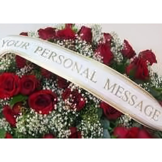 Custom Funeral Banners - Gifts - Queens Flower Delivery