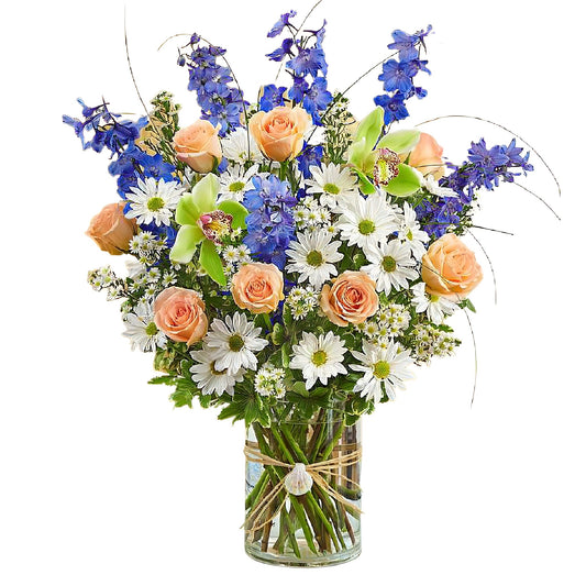 Sandy Dunes Deluxe - Fresh Cut Flowers - Queens Flower Delivery