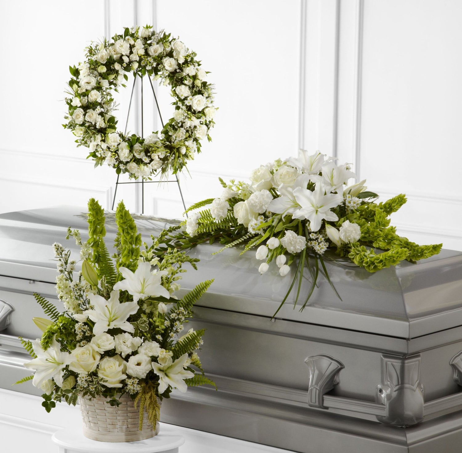 Funeral Floral Wreath - Queens Flower Delivery