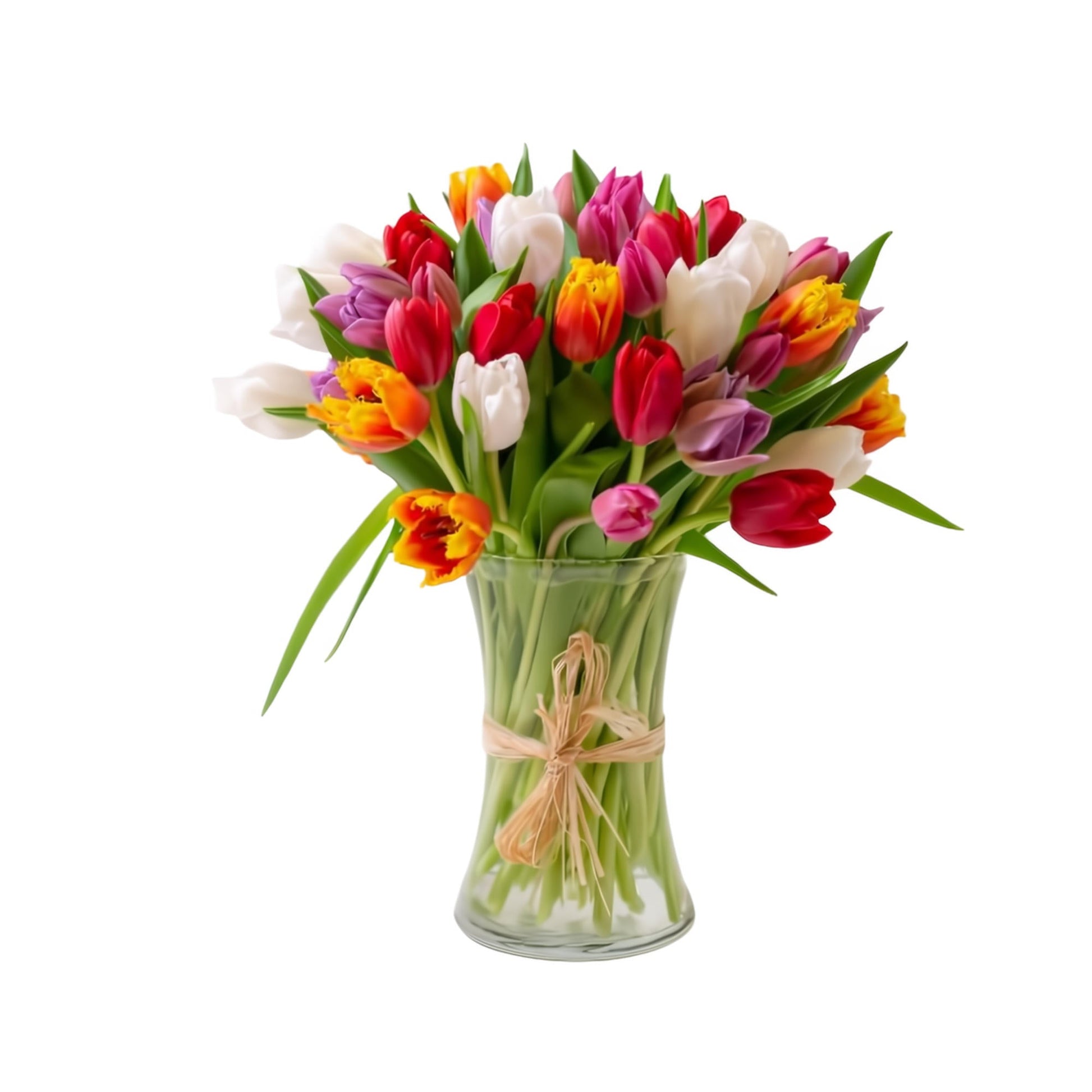 Birthday Tulips - Floral Arrangement - Queens Flower Delivery