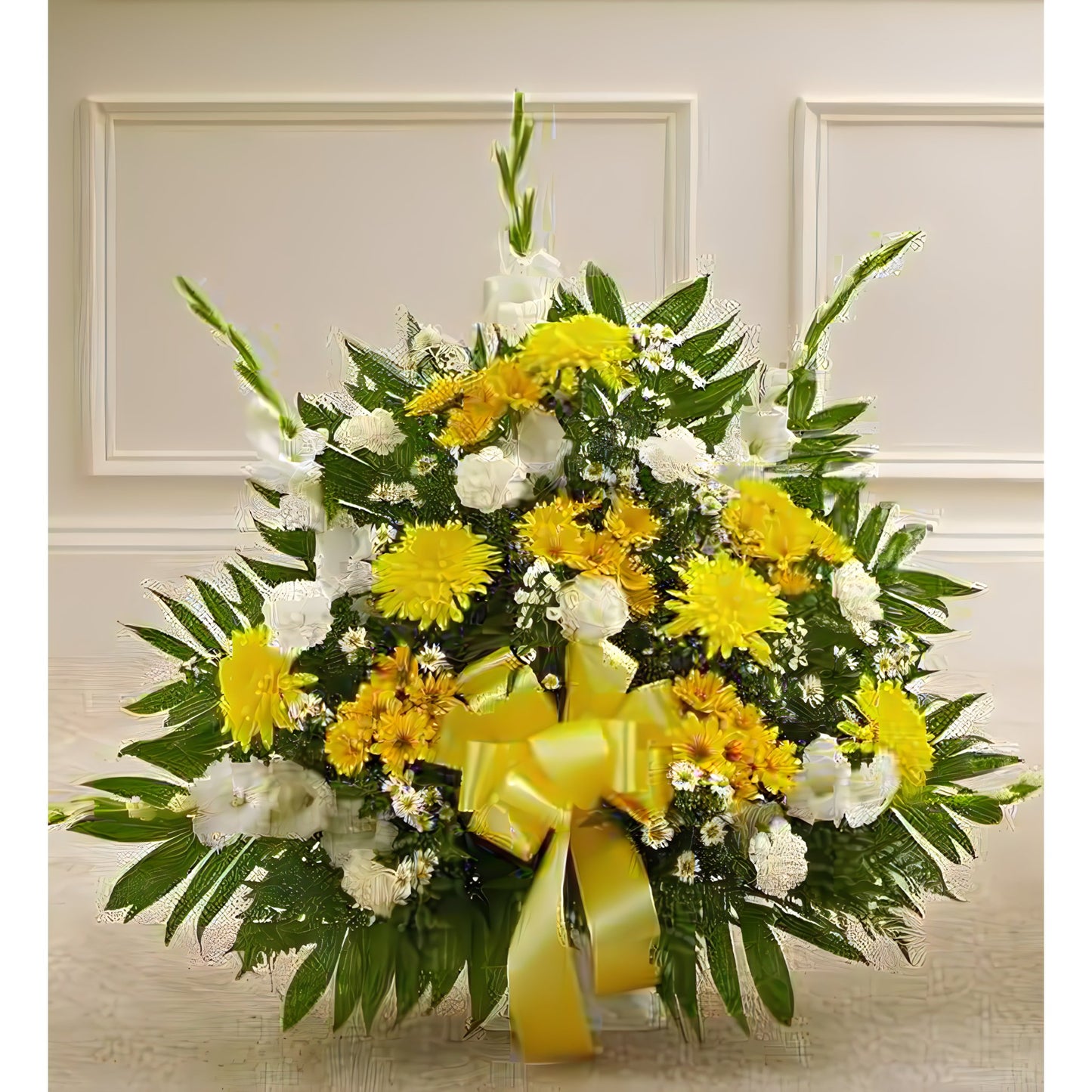 Heartfelt Tribute Floor Basket Arrangement - Funeral > For the Service - Queens Flower Delivery