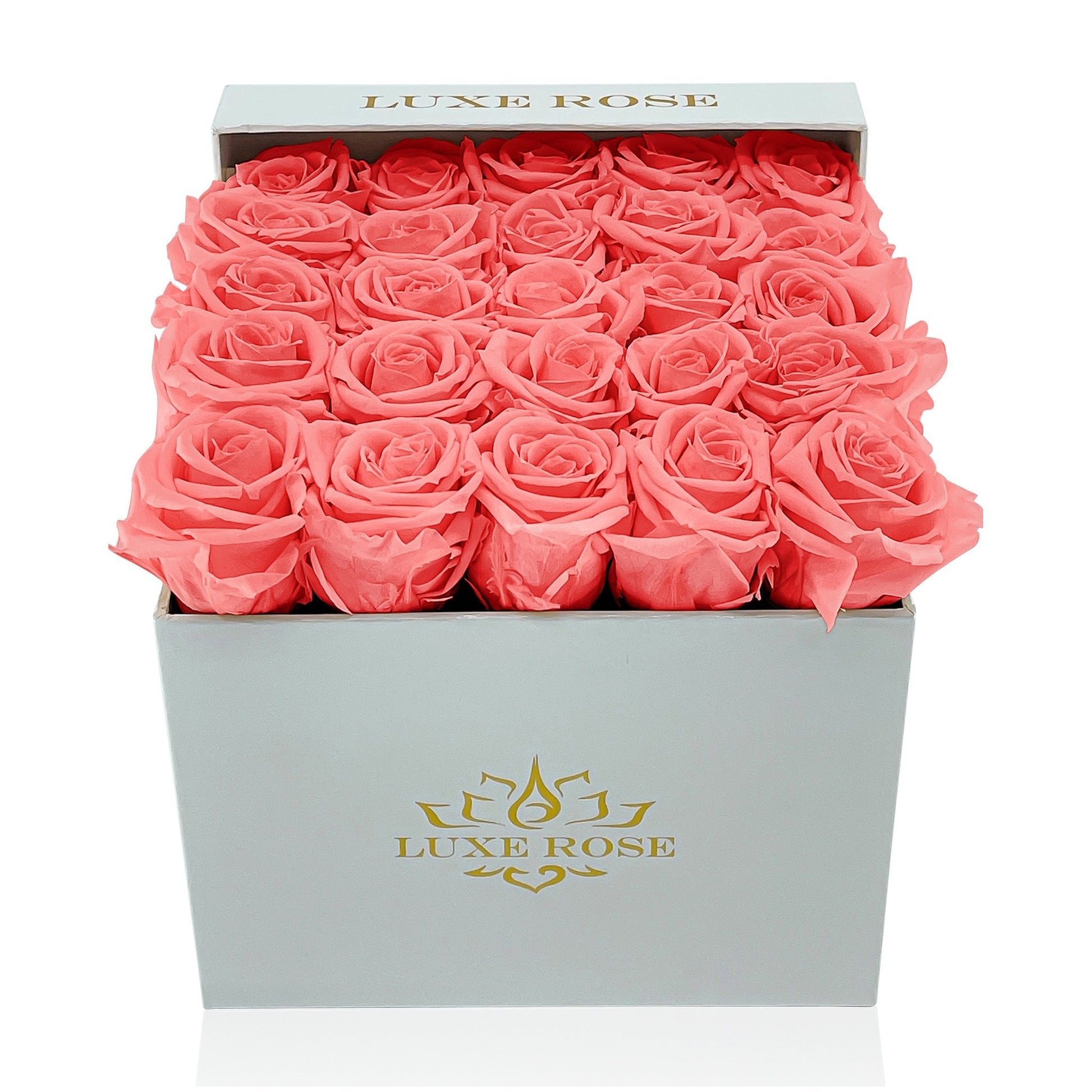 Preserved Roses Small Box | Cherry Blossom - Roses - Queens Flower Delivery