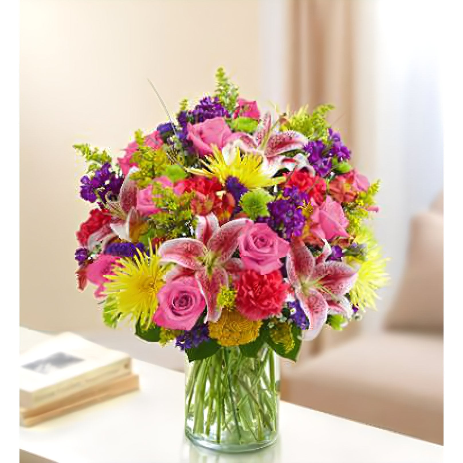 Sincerest Sorrow Bright Arrangement - Funeral > Vase Arrangements - Queens Flower Delivery