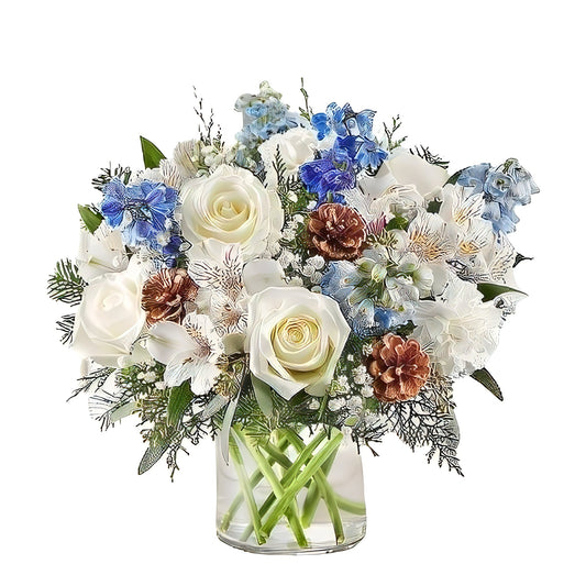 Winter Wonderful Bouquet - Holiday Collection - Queens Flower Delivery
